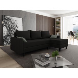 Miniaturbild von Ecksofa Aravins mit Bettkasten und Schlaffunktion