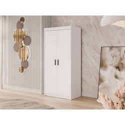 Kleiderschrank mit Einlegeböden Melen 2D