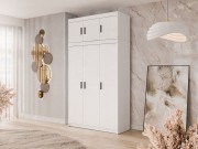 Kleiderschrank 3 türig Melen 3D + Schrankaufsatz