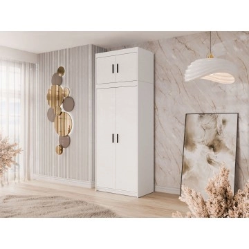 Kleiderschrank 2 türig Melen 2D + Schrankaufsatz