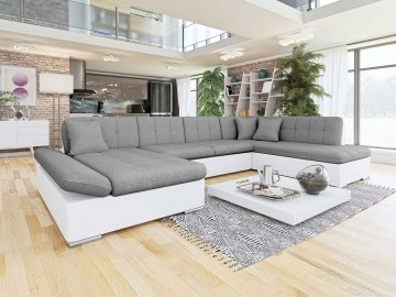 Wohnlandschaft Genero mit Bettkasten und Schlaffunktion