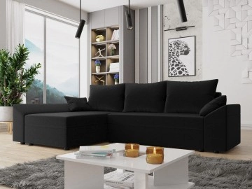 Ecksofa Peltata Lux mit Schlaffunktion und Bettkasten