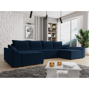 Ecksofa Peltata U Lux mit Schlaffunktion und Bettkasten
