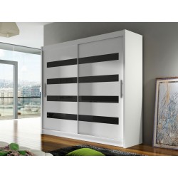 Kleiderschrank Schiebetür mit Spiegel London XI