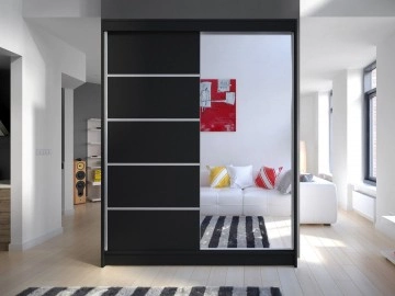 Schwebetürenschrank mit Spiegel Belgia III