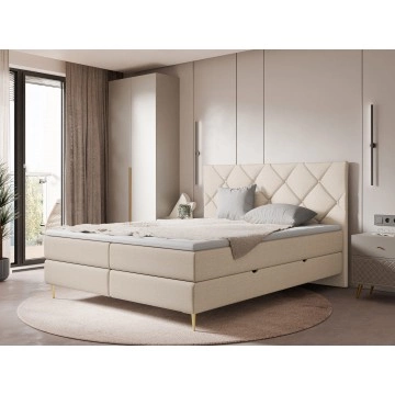 Boxspringbett mit zwei Bettkästen Nirano