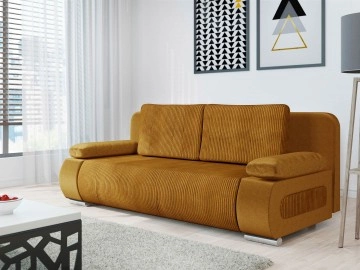 Sofa Ernas Cord mit Bettkasten und Schlaffunktion