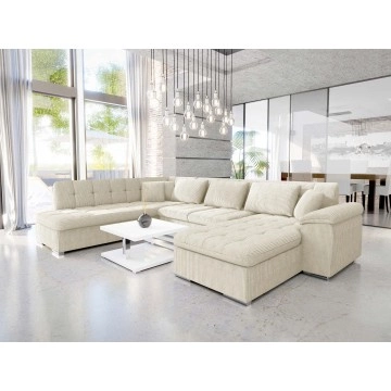 Wohnlandschaft mit Schlaffunktion Tony Cord