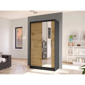 Schwebetürenschrank mit Spiegel Kamabi VI