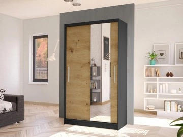 Schwebetürenschrank mit Spiegel Kamabi VI