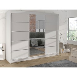 Miniaturbild von Großer Kleiderschrank mit Spiegel Genewa VI