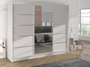 Großer Kleiderschrank mit Spiegel Genewa VI