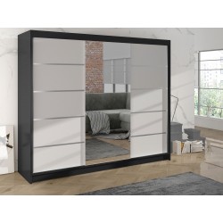 Miniaturbild von Großer Kleiderschrank mit Spiegel Genewa VI