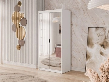 Kleiderschrank Melen 2D mit Spiegel