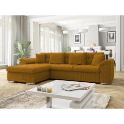 Miniaturbild von Ecksofa Dino Cord mit Bettkasten und Schlaffunktion