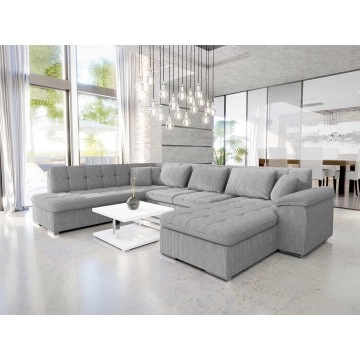Wohnlandschaft Tony Bis Cord mit Bettkasten und Schlaffunktion