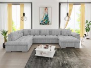 Wohnlandschaft Tony Bis Cord mit Bettkasten und Schlaffunktion