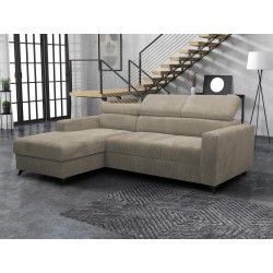 Miniaturbild von Ecksofa Levioseno Premium Cord mit Bettkasten und Schlaffunktion