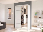 Schwebetürenschrank mit Spiegel Masero III