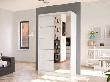 Schwebetürenschrank mit Spiegel Masero III