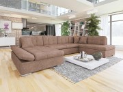 Wohnlandschaft Genero mit Bettkasten und Schlaffunktion