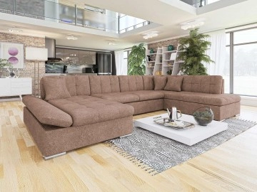 Wohnlandschaft Genero mit Bettkasten und Schlaffunktion