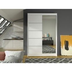 Kleiderschrank mit Schiebetüren und Spiegel Parys III