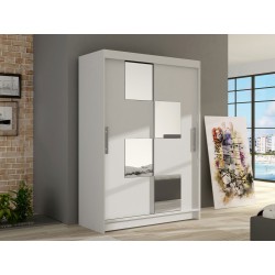 Miniaturbild von Kleiderschrank mit Schiebetüren und Spiegel Miami III