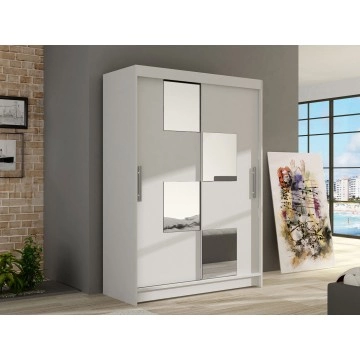 Kleiderschrank mit Schiebetüren und Spiegel Miami III