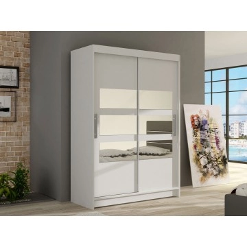 Kleiderschrank Schiebetür mit Spiegel Miami V