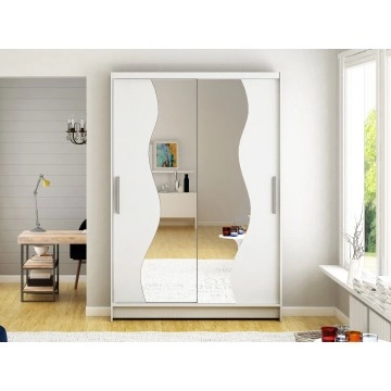 Schwebetüren Kleiderschrank mit Spiegel Miami S