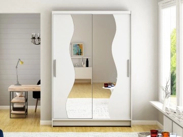 Schwebetüren Kleiderschrank mit Spiegel Miami S