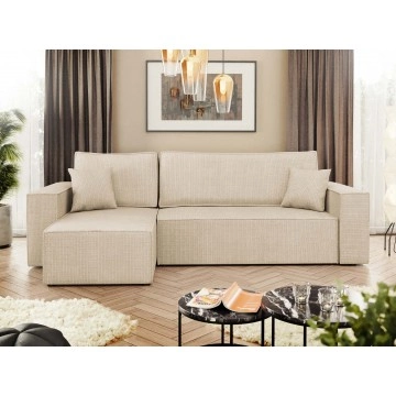 Ecksofa Kasjusz mit Bettkasten und Schlaffunktion