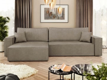Ecksofa Kasjusz Maxi mit Bettkasten und Schlaffunktion
