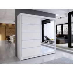 Kleiderschrank Schiebetür mit Spiegel Bar III
