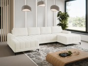 Wohnlandschaft U-Form Bonezi XL mit Bettkasten und Schlaffunktion