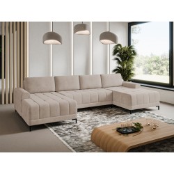 Miniaturbild von Wohnlandschaft U-Form Bonezi XL mit Bettkasten und Schlaffunktion