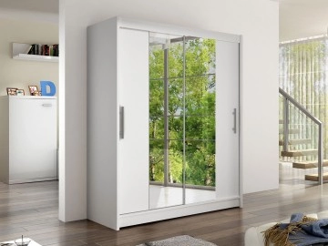 Schwebetürenschrank mit Spiegel Presto II