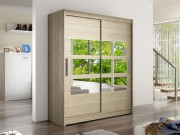 Kleiderschrank mit Schiebetüren und Spiegel Presto VII