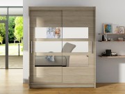 Kleiderschrank mit Schiebetüren und Spiegel Presto VII