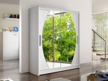 Kleiderschrank Schiebetüren mit Spiegel Presto VIII
