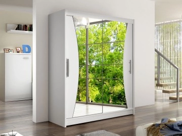 Schwebetürenschrank mit Spiegel Presto IX