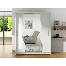 Miniaturbild von Kleiderschrank Schiebetür mit Spiegel Presto S