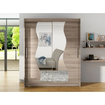 Kleiderschrank Schiebetür mit Spiegel Presto S