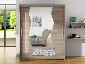 Kleiderschrank Schiebetür mit Spiegel Presto S