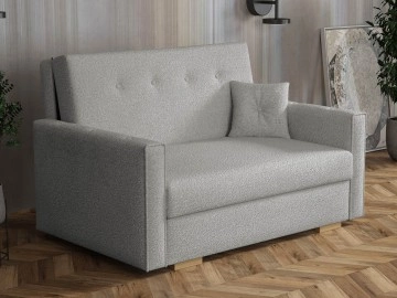 Sofa Clivia Sonic Boucle II mit Schlaffunktion und Bettkasten