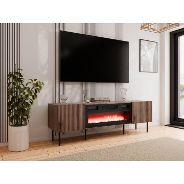 TV-Lowboard Ostani 180 mit Kamin