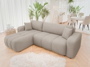 Wohnlandschaft L Form Larow mit Schlaffunktion und Bettkasten