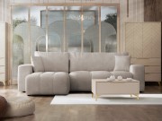 Wohnlandschaft L Form Larow mit Schlaffunktion und Bettkasten