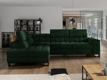 Ecksofa Wales mit Bettkasten und Schlaffunktion